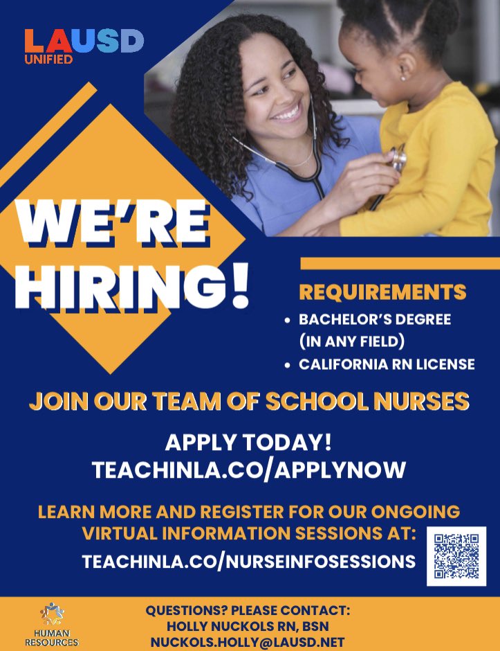 LAUSD Nursing (@lausdnursing) on Twitter photo 
