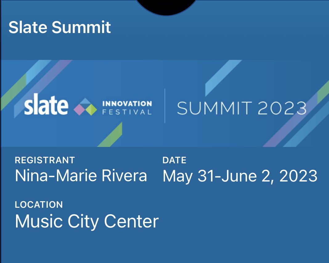 ninarivera514's tweet photo. Looking forward to seeing everyone at @rhbinformed Academy and Summit! My favorite time of year! #SlateSummit #SlateFamilyValues 🙂 https://t.co/ahzzttXGmA