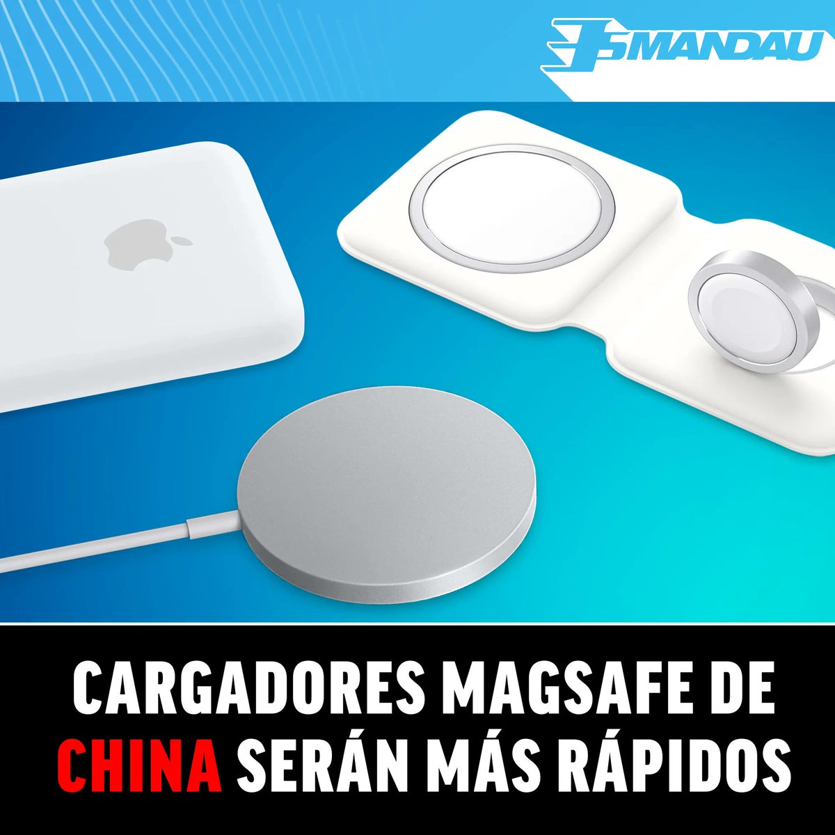 Nuevo rumor detalla que el iPhone 15 permitirá cargar inálambricamente con cargadores magnéticos que no sean oficiales a 15W. Por ahora, solo los aprobados por Apple pueden cargar a esta velocidad sino, su desempeño baja a 7.5W. Esto sería un alivio económico para muchas personas