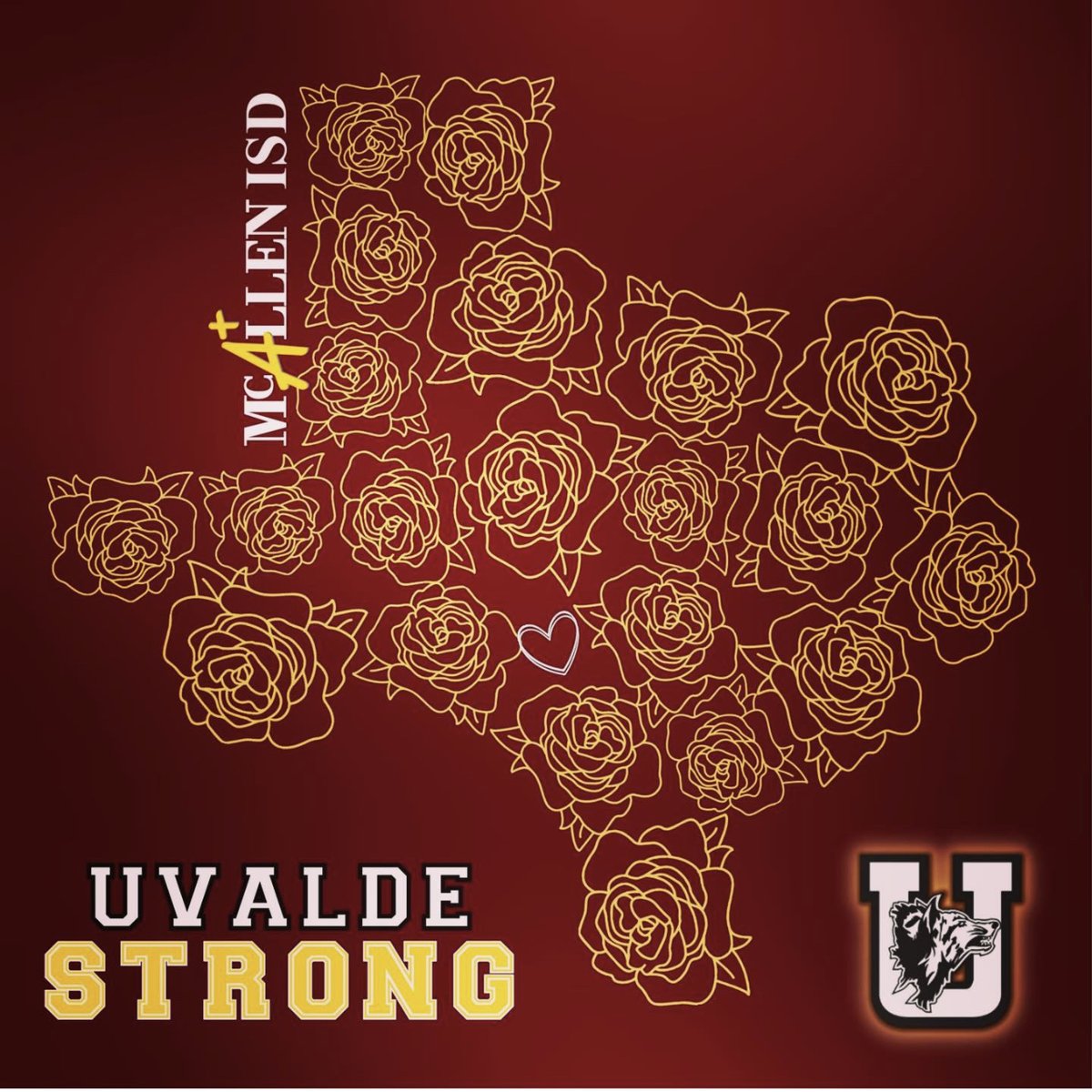 In loving memory of Uvalde's 21 🌹

McAllen ISD supports the Uvalde community 💛

#McAllenISD #DistrictOfChampions #GreatnessStartsHere #UvaldeStrong