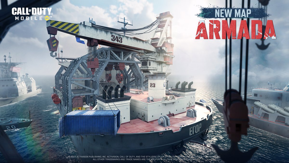 New #CODMobile season = New Map! ✅

Check out the new Season 5 map: Armada Strike. Available on 6/15 at 5PM PT! https://t.co/dDEGGjDRA5