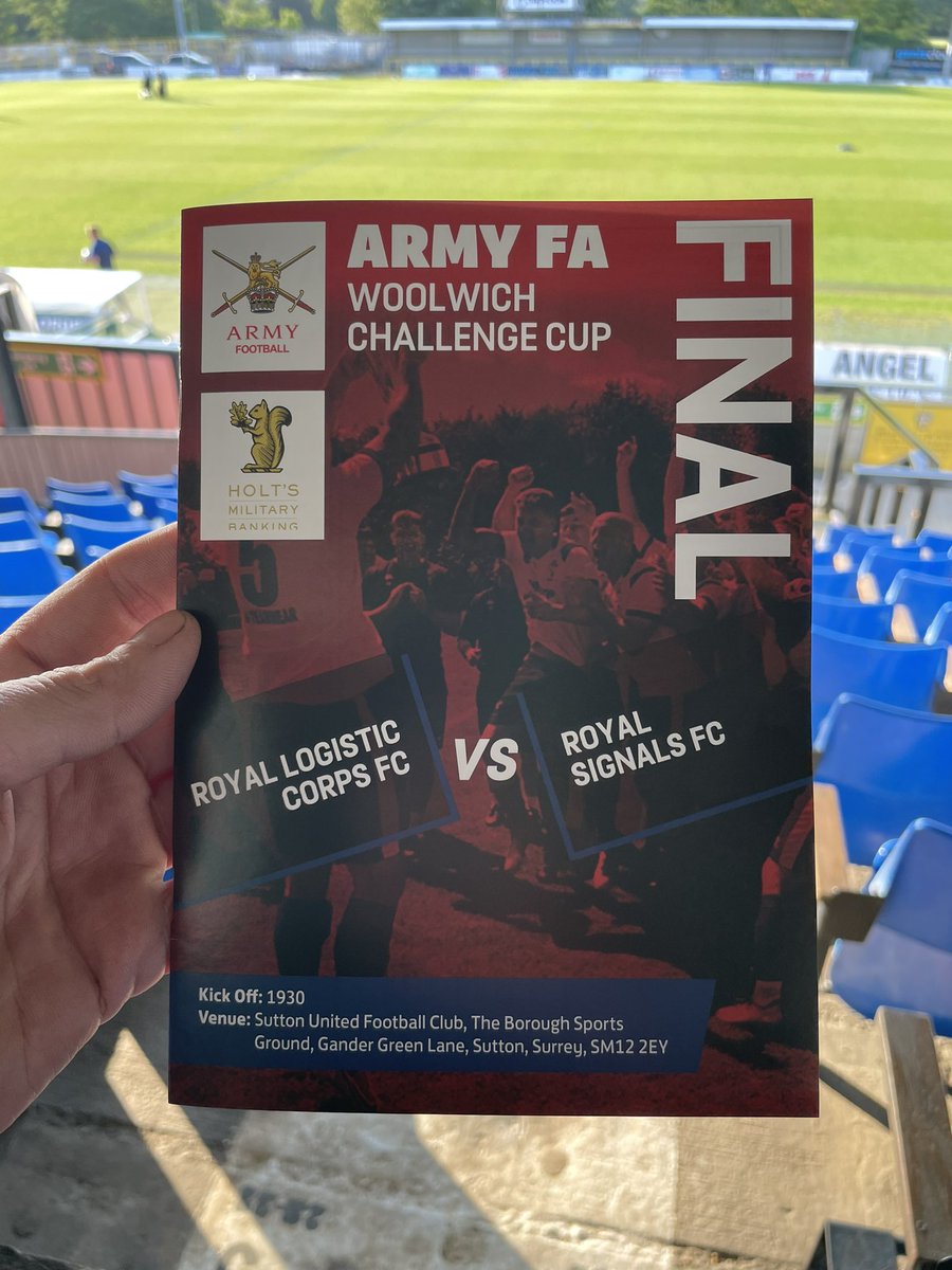 adsee1973's tweet photo. Congratulations to @RLC_FA worthy winners of the @Armyfa1888 Woolwich Cup with a 4-1 victory over @RoyalSignalsFA https://t.co/GeVdY4vSJa