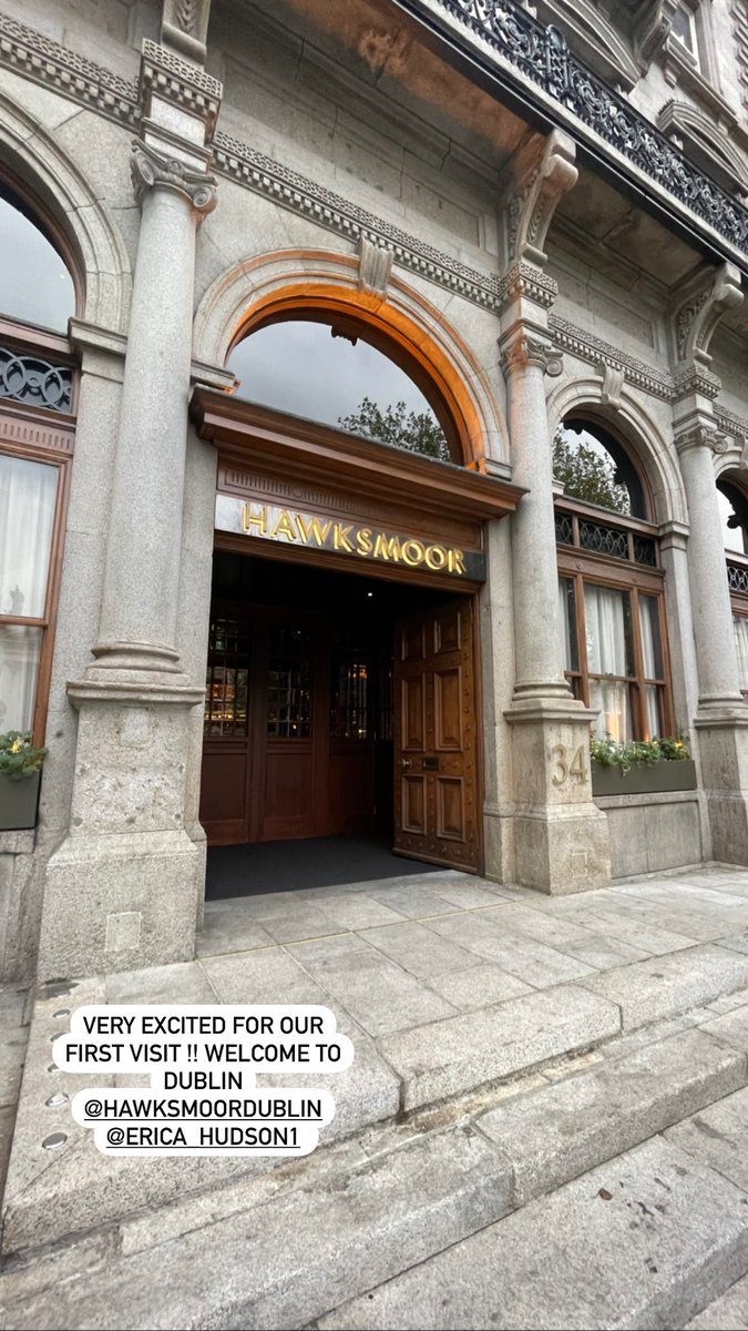 Welcome to Dublin Hawksmoor #dublinrestaurants #newopening