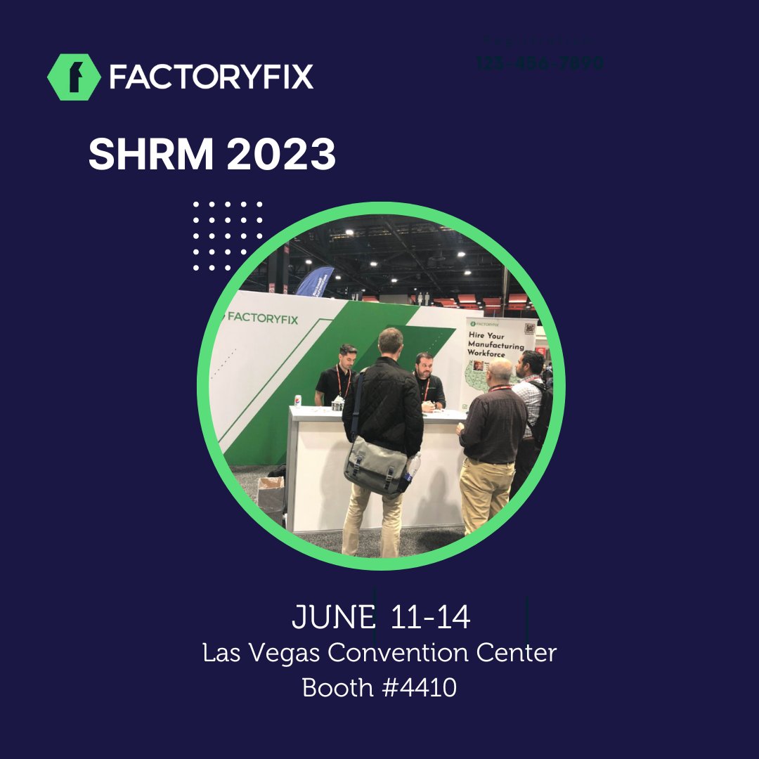 We'll be heading to Las Vegas for #SHRM2023! Join us at booth #4410 from June 11-14. Let's chat about the future of HR and how automation is transforming recruitment. #FactoryFix #recruitmenttech #hrleadership