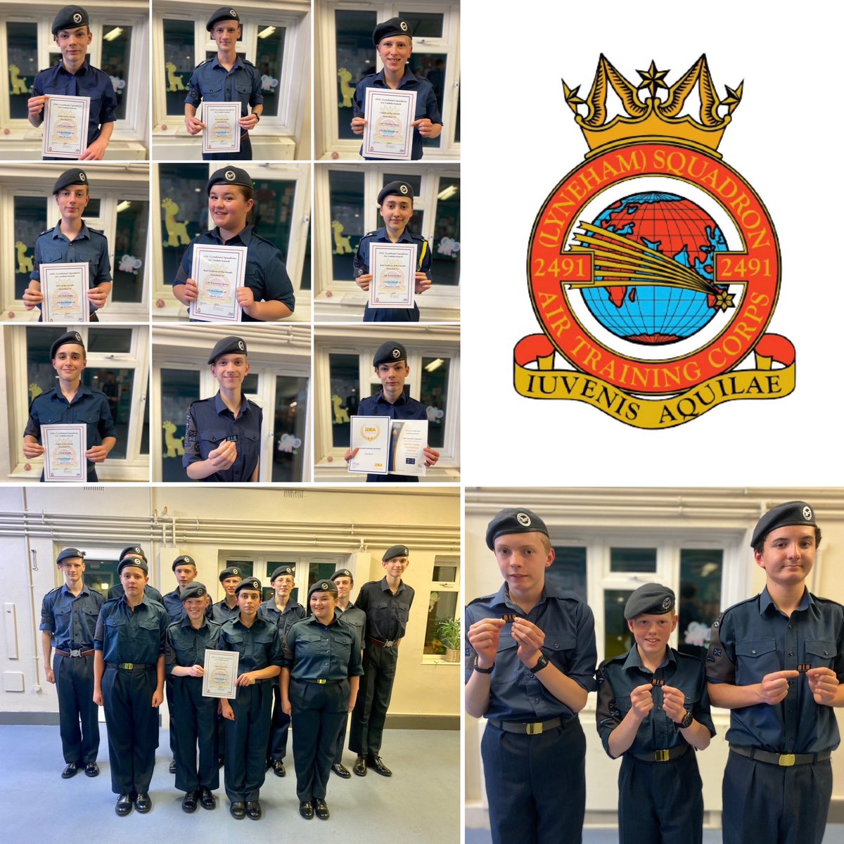 2491 (Lyneham) Squadron ATC (@2491atc) on Twitter photo Well done to some of our Cadets on receipt of their badges and certificates.
Well done on all your achievements!
<a href="/aircadets/">RAF Air Cadets</a>
<a href="/DWWaircadets/">Dorset Wiltshire Wing Air Cadets</a>
<a href="/ComdtAC/">Commandant RAF Air Cadets</a>
<a href="/SWRegionRAFAC/">South West Region RAFAC</a>
<a href="/WingDorset/">Wing Warrant Officer Dorset Wiltshire Wing</a>
#JoinUs
#NextGen
#WhatWeDo
#NextGeneration
#NoOrdinaryHobby
#ReachingForTheStars Well done to some of our Cadets on receipt of their badges and certificates.
Well done on all your achievements!
<a href="/aircadets/">RAF Air Cadets</a>
<a href="/DWWaircadets/">Dorset Wiltshire Wing Air Cadets</a>
<a href="/ComdtAC/">Commandant RAF Air Cadets</a>
<a href="/SWRegionRAFAC/">South West Region RAFAC</a>
<a href="/WingDorset/">Wing Warrant Officer Dorset Wiltshire Wing</a>
#JoinUs
#NextGen
#WhatWeDo
#NextGeneration
#NoOrdinaryHobby
#ReachingForTheStars