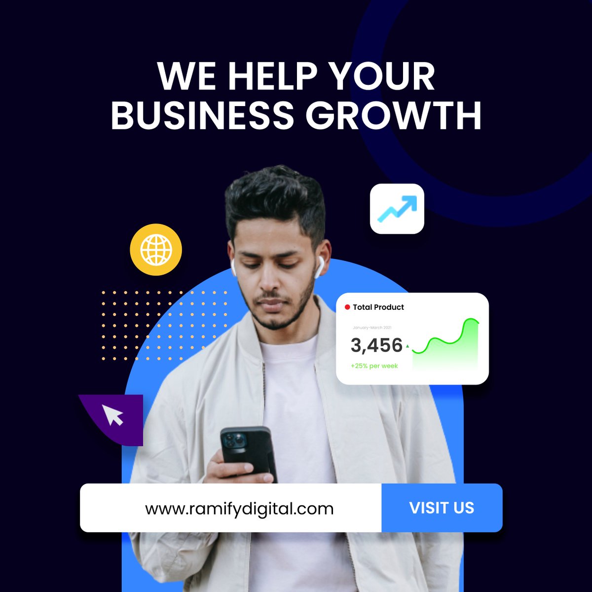 ramifydigital's tweet image. Ramify Digital will help your business grow. Talk with us about your dream projects or your agency&apos;s white-label projects. We are ready to schedule a call to hear your dream.

#ramifydigital #webdevelopment #cmsdevelopment #wordpress #seo #themecustomization #Elementor