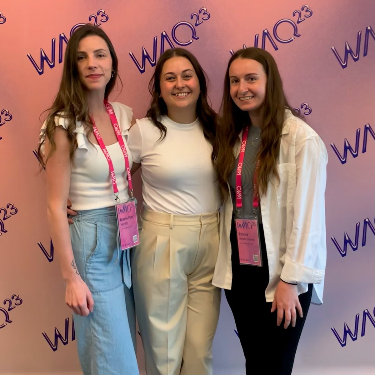 C’est parti pour le @webaquebec, l'un des plus grand événement numérique francophone en Amérique du Nord comprenant des conférences sur le marketing, le design, le développement web et plus encore ! Nos collègues de l'équipe numérique et design ne manqueront pas ce RDV ! #WAQ23