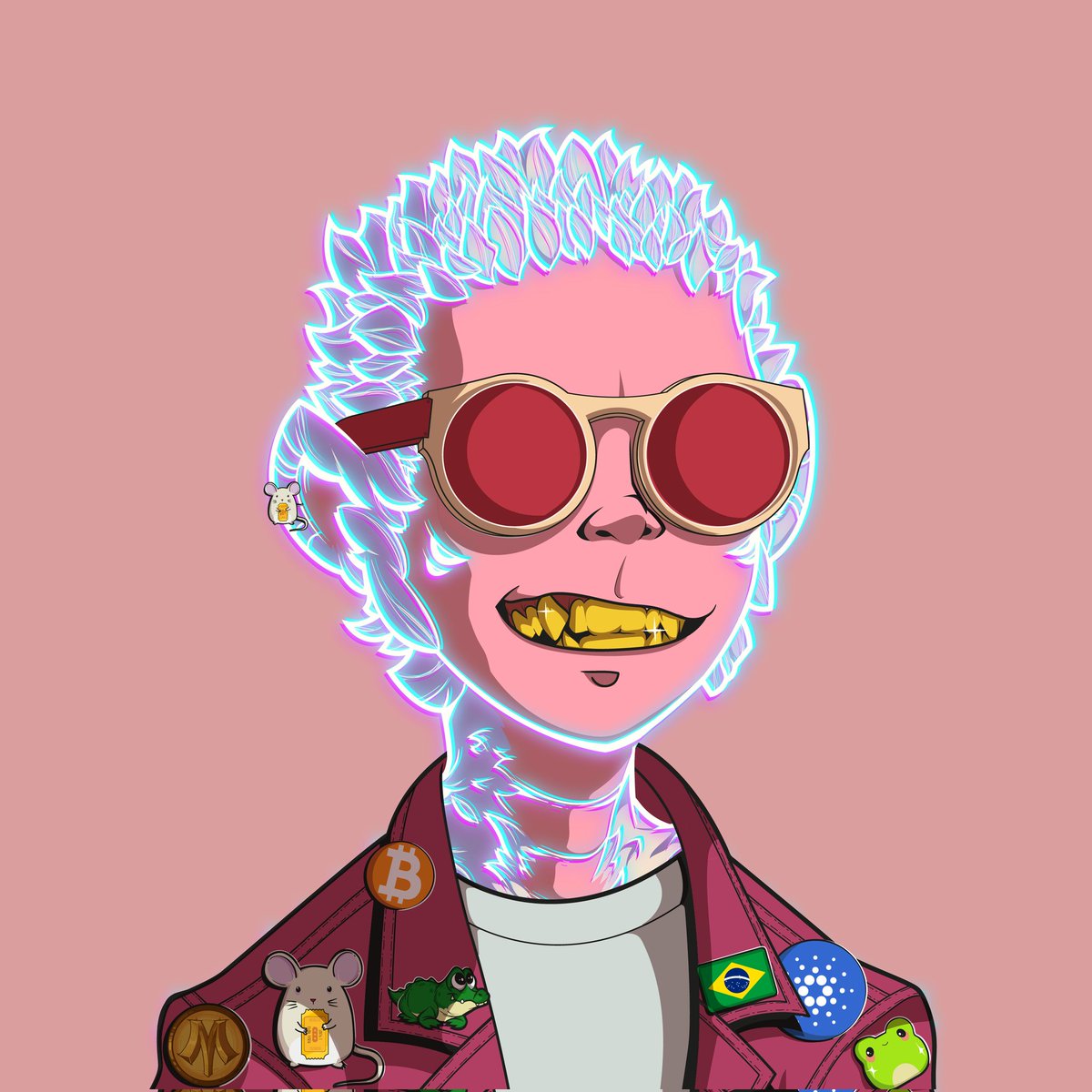 SaintRish42's tweet photo. Here's one of my favourite burns. The guy is chill with a dope smile. 
Love the work from our team @MutantNFTs #MutantMafia #Cardano #nfts https://t.co/LRbGh4XaVx