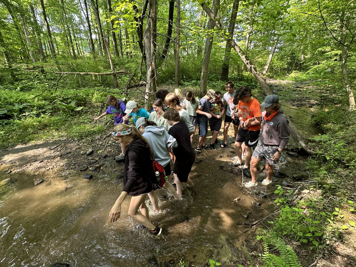 We had a beautiful day at stream study !