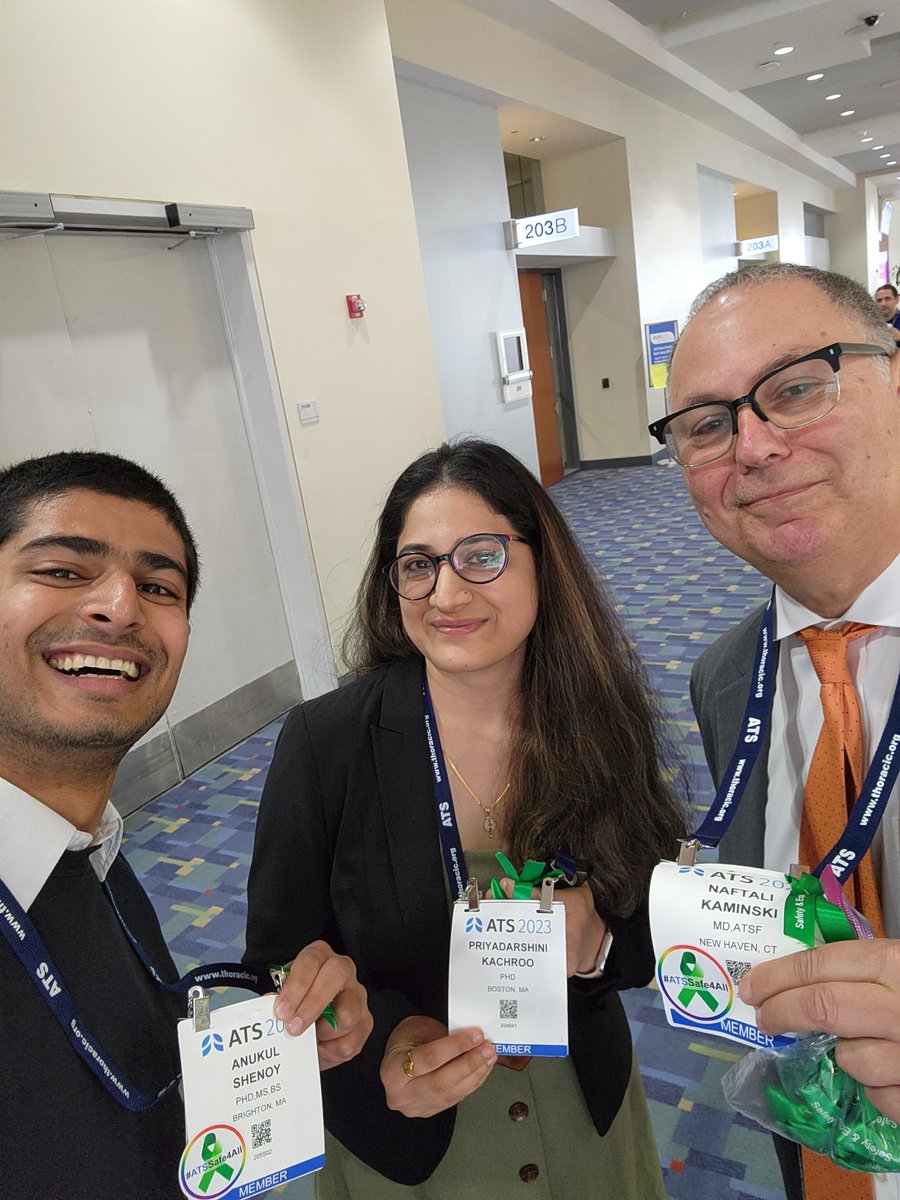 AnukulShenoy's tweet photo. Great to meet @KaminskiMed and @pkpdkachroo at #ATS2023! Until next time! @atscommunity @atsearlycareer https://t.co/CUsnApyaQo