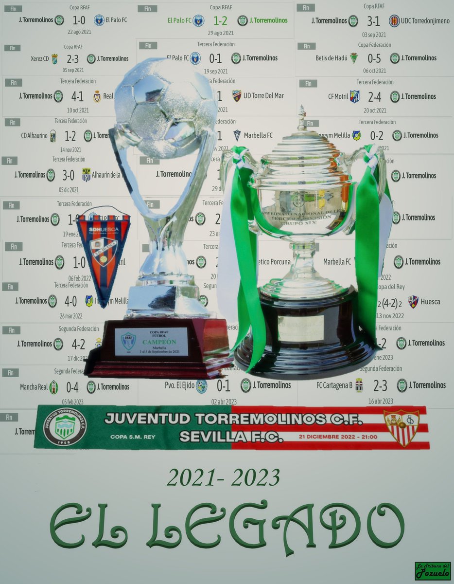 TribunaPozuelo's tweet photo. 2021-2023

Hasta la actualidad, el mejor equipo de la historia del @JTorremolinosCF 💚

🟢⚪  E L  L E G A D O ⚪🟢

[ El espejo donde aprender y crecer / #somosverdes] https://t.co/11ZVIQ2h7b
