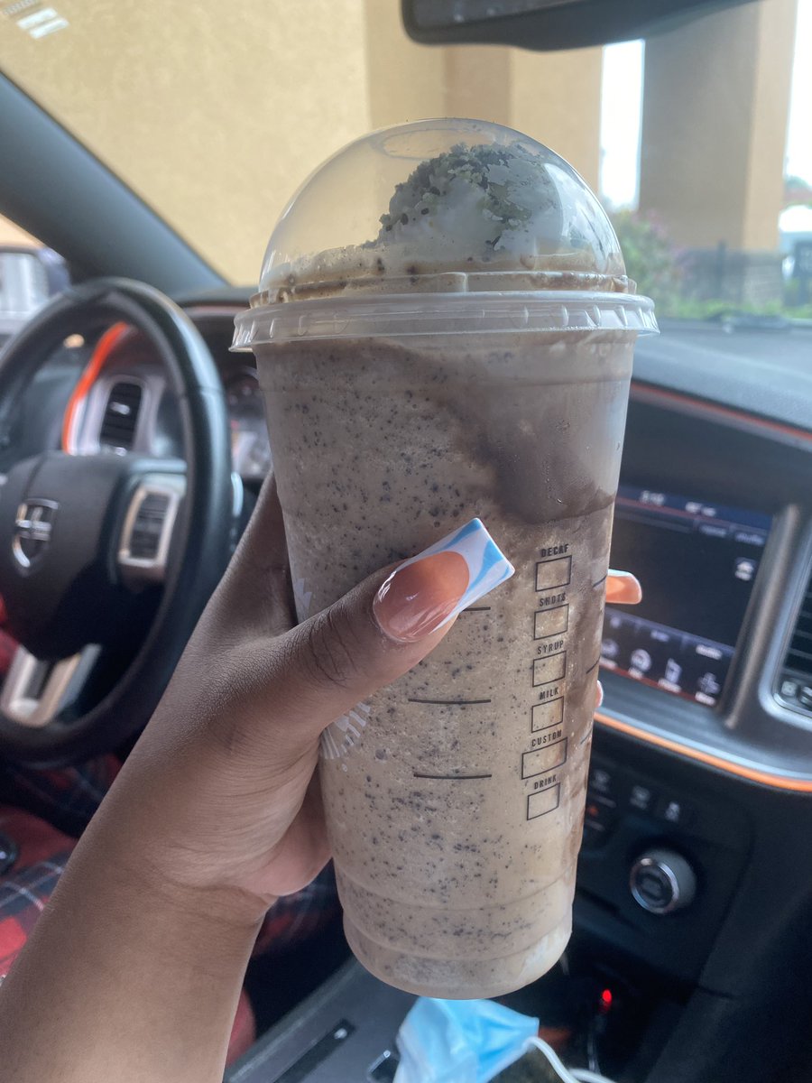 simplyjeannine's tweet photo. I woke up in a weird mood and he immediately goes “What’s wrong Princess? You want Starbucks?” 

And so we got Starbucks and my mood was fixed 🥰 💜 https://t.co/8YYFzFxFXl