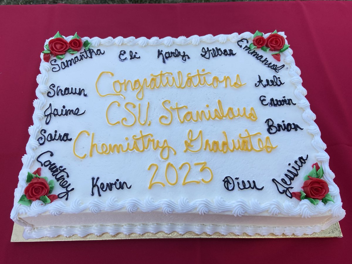 ChemStanState's tweet image. ⚗️Congratulations #Chemistry #StanState #StanGrad Class of 2023!!!!👨‍🎓👩‍🎓🧪