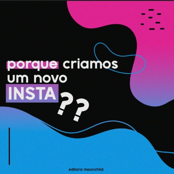 EditoraMoon's tweet image. Um novo insta poderia ser um novo recomeço, uma nova fase da lua, mas infelizmente não era algo que desejássemos nessas circunstâncias. Logo logo estará cheio de posts novamente! ✨🌙
 instagram.com/invites/contac…