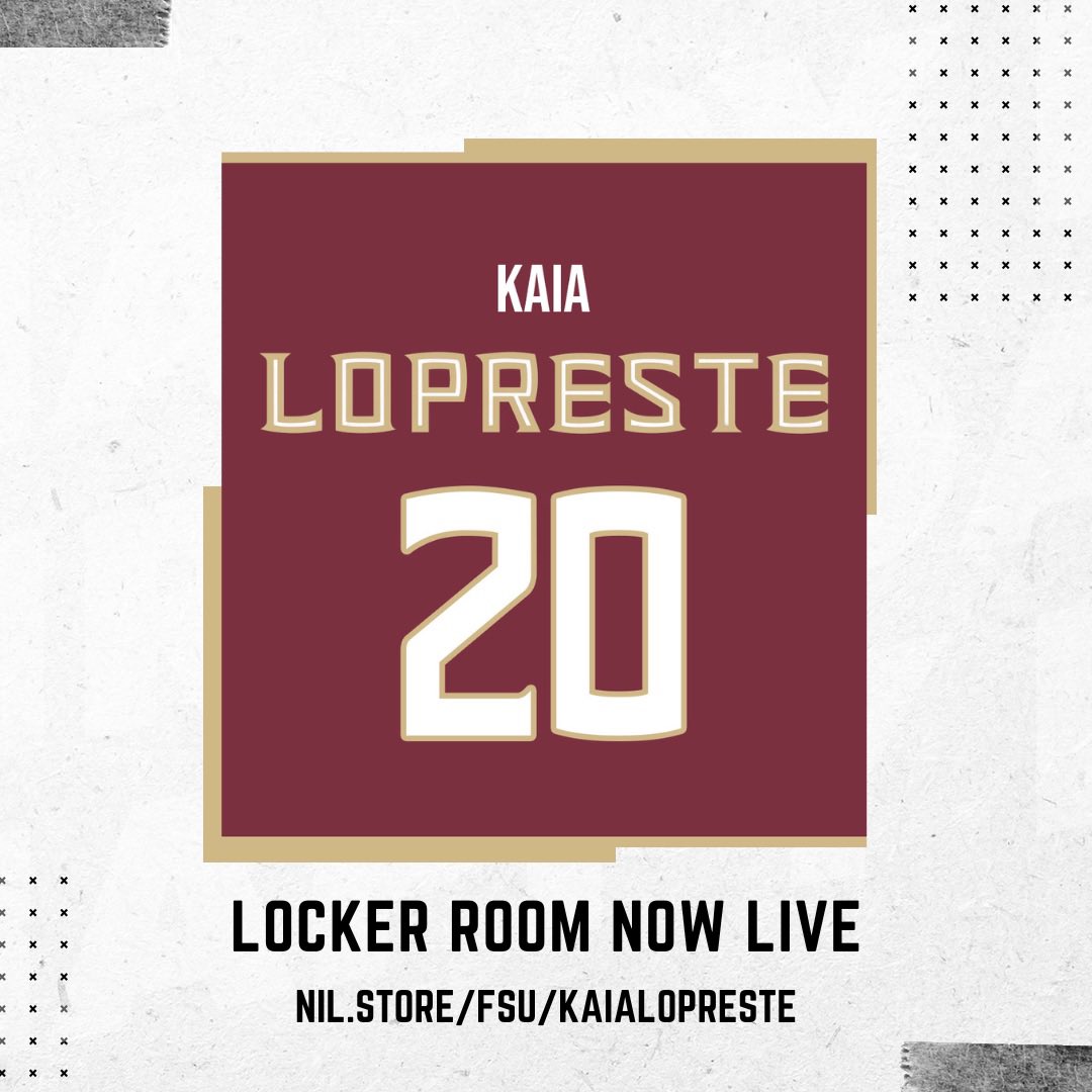 ‼️NEW LOCKER ROOMS ALERT‼️ We are super excited to add four more members of your Florida State softball team to the NIL store family 🔥🥎 Show your favorite players some love and shop their locker rooms today! nil.shop/collections/so…