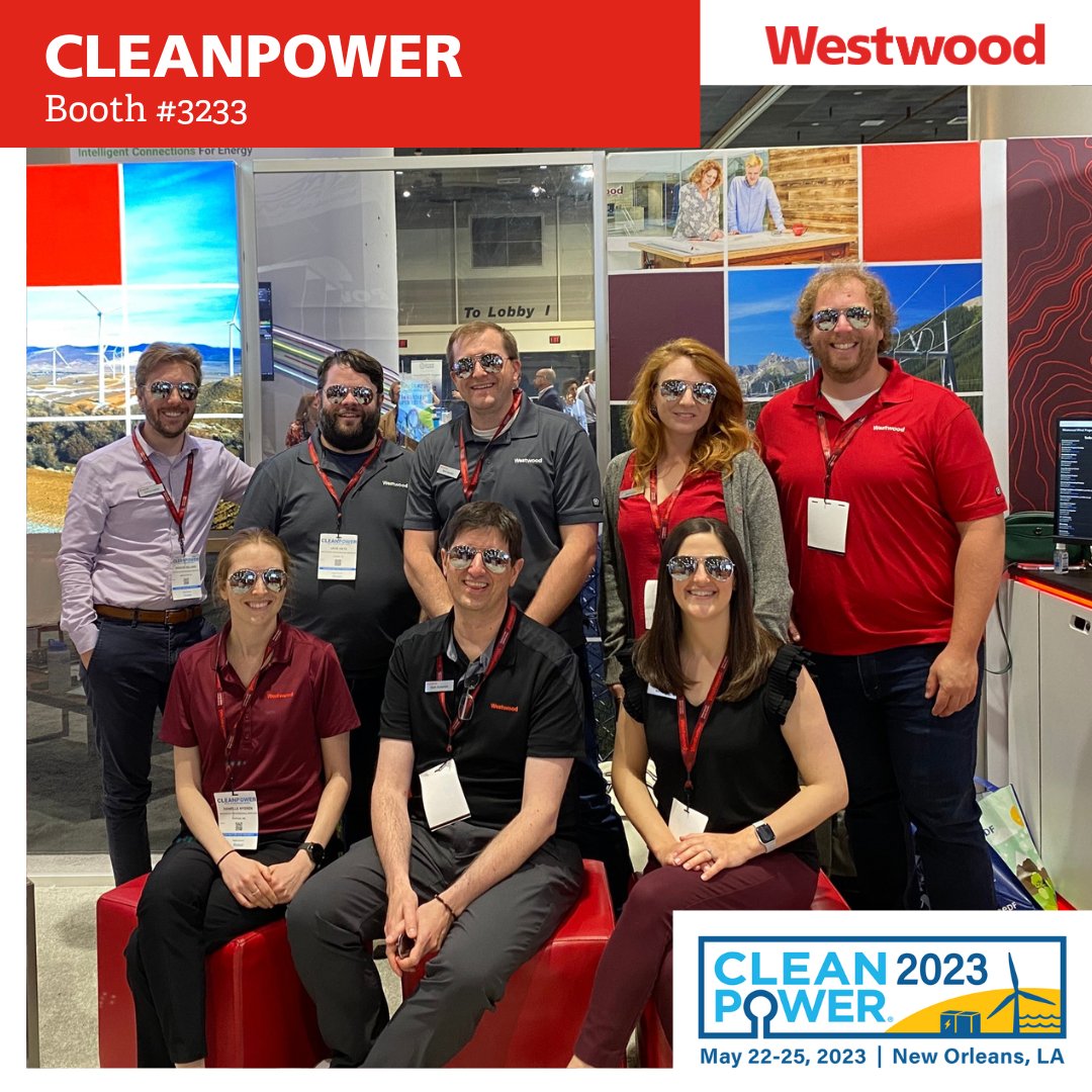 westwoodps's tweet image. 📢 Don’t forget to visit booth #3233 at #CLEANPOWER2023 and #24 at the #RMEL Conference. It doesn’t feel like a workday when we’re sharing insights with industry experts about decarbonization goals and building a more reliable grid!

#TransformTheGrid #Renewables #PowerDelivery