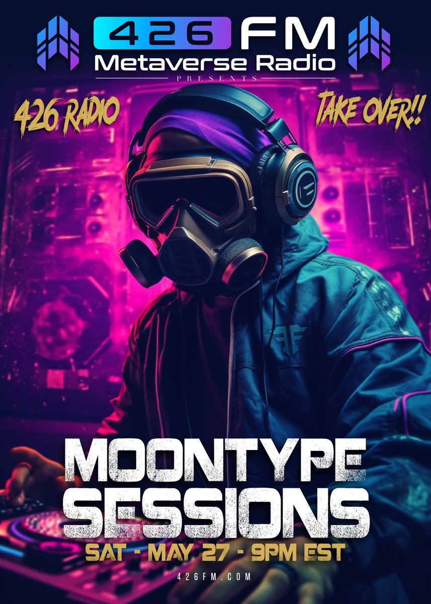 StarAtlasRadio's tweet photo. 🔥 Get ready for round two of the ultimate music takeover on 426 fm Metaverse Radio! Join us on May 26th and 27th for another epic DJ set by the incredible Arktype and The Moon Man. Mark your calendars and save the date for this unmissable event! #MetaverseRadio #MusicTakeover" https://t.co/rtRe4ACfgP