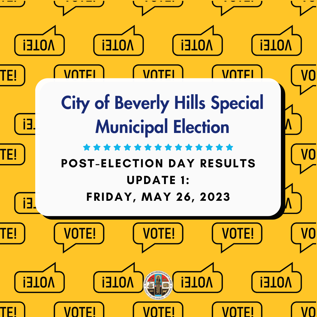 Los Angeles County RegistrarRecorder/County Clerk on Twitter "The
