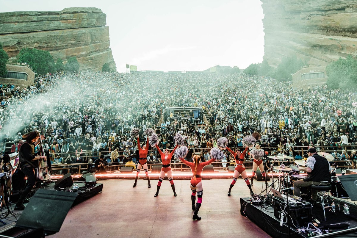 BeatsAntique's tweet photo. Thank you Beat Freaks for helping us sell out Red Rocks with our brother @OPIUO ❤️

Flashes of Sunday night’s Red Rocks show paint pictures of our past and our collective embrace of the future.

Thank you!!
Beats Antique https://t.co/IDIU7WUTjT