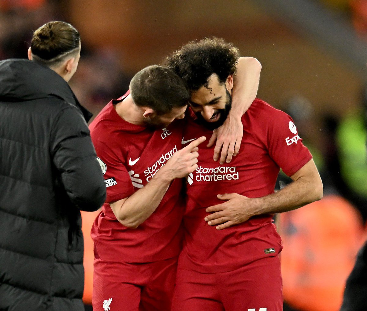 MoSalah's tweet image. One of the best things about football is that we get to meet and share moments with great people. Bobby, Milly, Ox, and Naby, will be missed and I hope our paths will cross again.