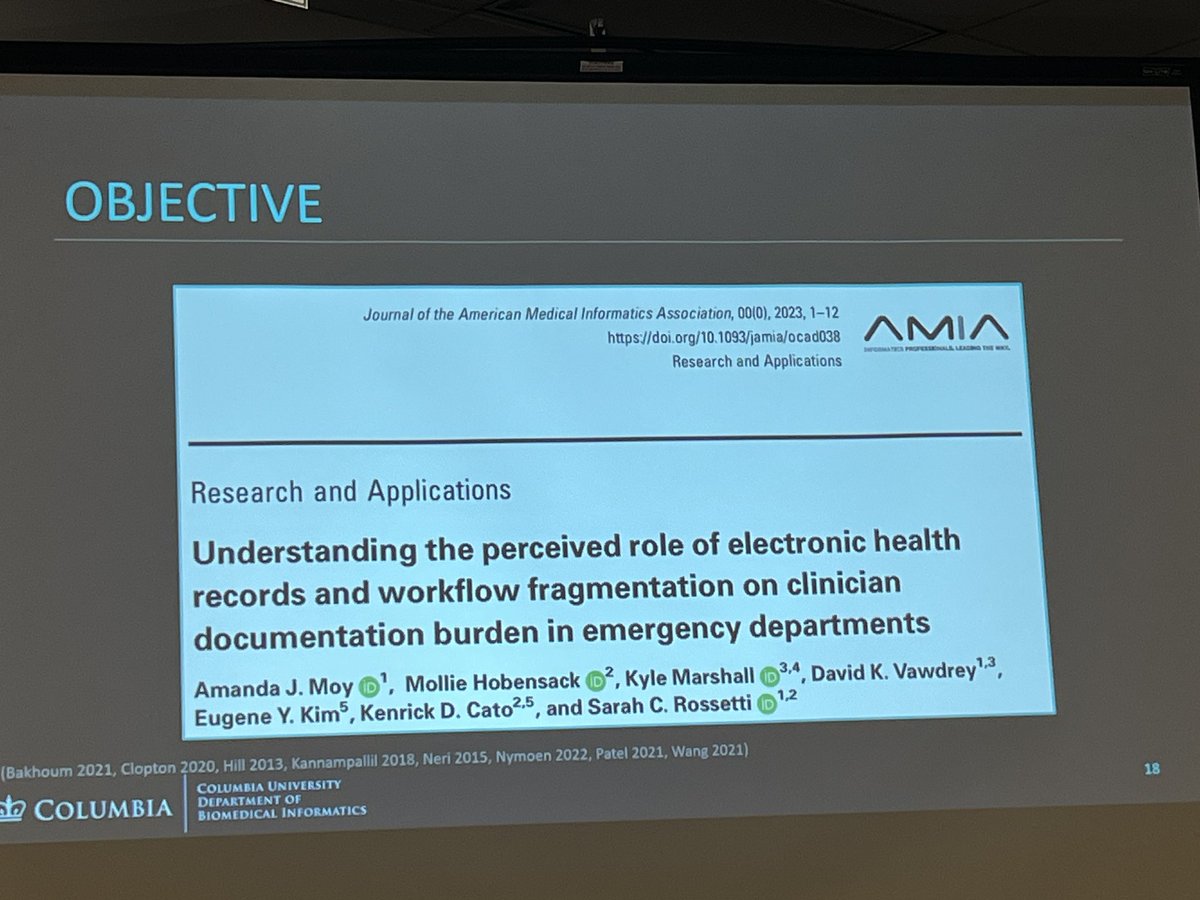 WayneLiangMD's tweet photo. #CIC23 #S21
@therealmayeux describing #CognitiveLoad theory and #EHR/#Workflow fragmentation on #clinician #DocumentationBurden in #ED https://t.co/SNyLv1h6fP