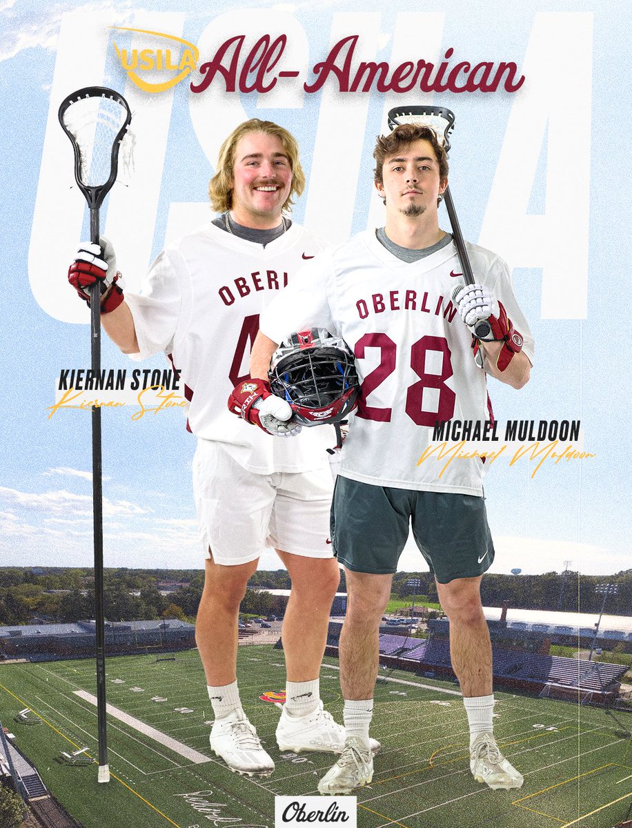 Oberlin Athletics (@yeo_athletics) on Twitter photo Michael Muldoon. Kiernan Stone. All-Americans.
๐ฐ goyeo.com/news/2023/5/24โฆ
<a href="/yeo_mlax/">Oberlin Men's Lacrosse</a> // #GoYeo Michael Muldoon. Kiernan Stone. All-Americans.
๐ฐ goyeo.com/news/2023/5/24โฆ
<a href="/yeo_mlax/">Oberlin Men's Lacrosse</a> // #GoYeo