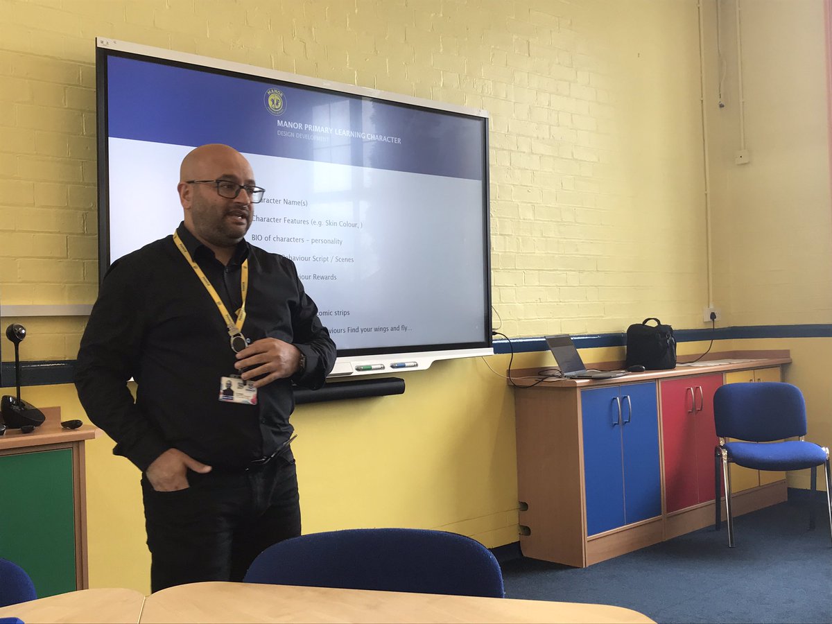 ManorPrimarySch's tweet photo. Thank you to Mr Beards, Miss Beardsley, Mr Joseph, Mr Price and Mr Davenport for making the children’s vision for their character framework come true! Your support and creativity has been incredible and your skills in animation are first class. #personaldevelopment ⭐️⭐️⭐️ https://t.co/MNildrNPJk