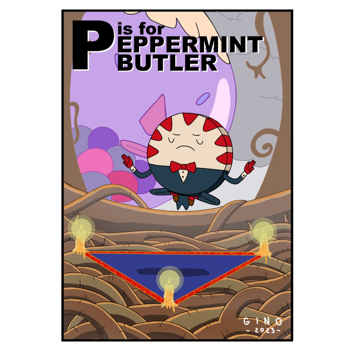 This one was a lot of fun to draw. Such a fun character on a show of fun characters. #adventuretime is the most influential animated series in the last decade or more. The credits are a who's who of animation elite. 
#peppermintbutler #fanart #illustration #animation #comics