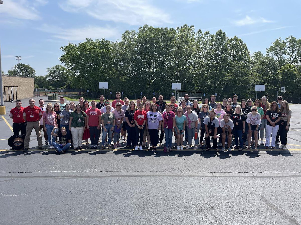 The <a href="/BransonJH/">Branson Jr. High</a> faculty and staff wrapped up the 2022-23 school year today as a community committed to learning. Thank you teachers, coaches, and support staff for making a difference in the lives of our students. Way to Go Pirates!