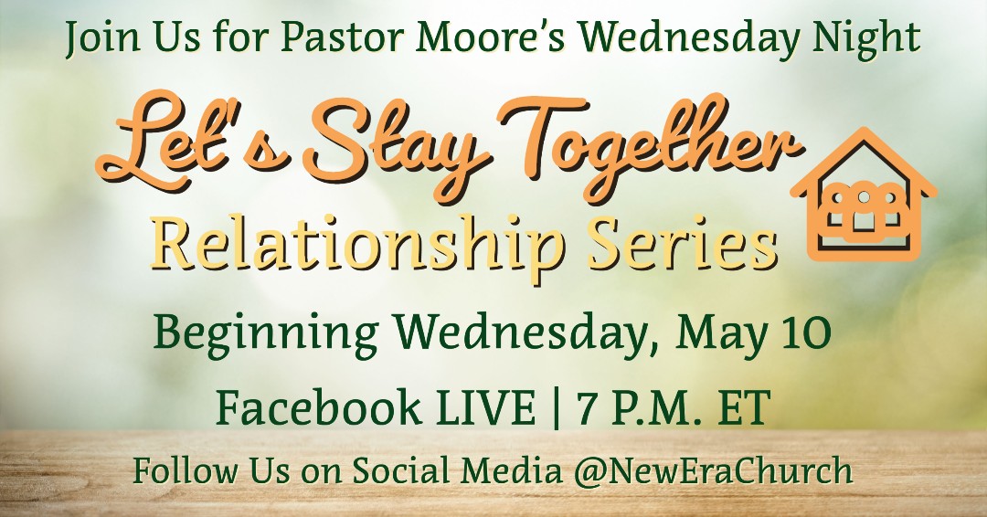 Join Pastor Moore tonight at 7 p.m. ET on Facebook LIVE!