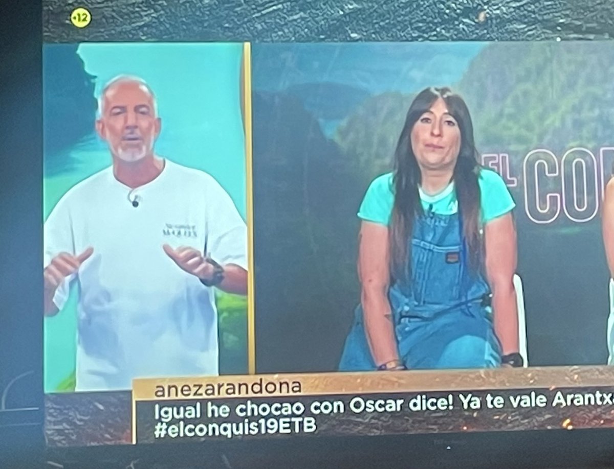 Anaketepika's tweet photo. Patxi entrevistando a Andrea en el 2040? 
 Yo digo si #Falloenlamatrix 

@elconquis_etb #elconquis19eitb #elconquis19etb https://t.co/ITpm4bmY9p