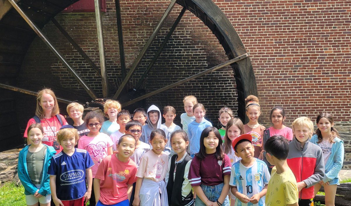 MrsSmithOCES's tweet photo. Our @OldeCreekES 3rd graders had an amazing time at Colvin Run Mill exploring simple machines!  Thank you for an engaging and hands on experience @fairfaxparks https://t.co/8xgJ52KINL