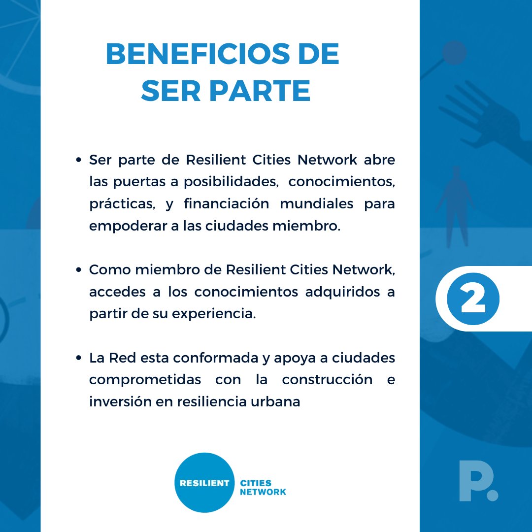Paradiplomacia's tweet photo. 🌎La #CityNetwork de la semana es Resilient Cities Network🙌🏽

👉🏽Te invitamos a conocer esta red, descubrir su misión y los beneficios de ser parte

@RCitiesNetwork 🌐 https://t.co/pVpZmqqwis