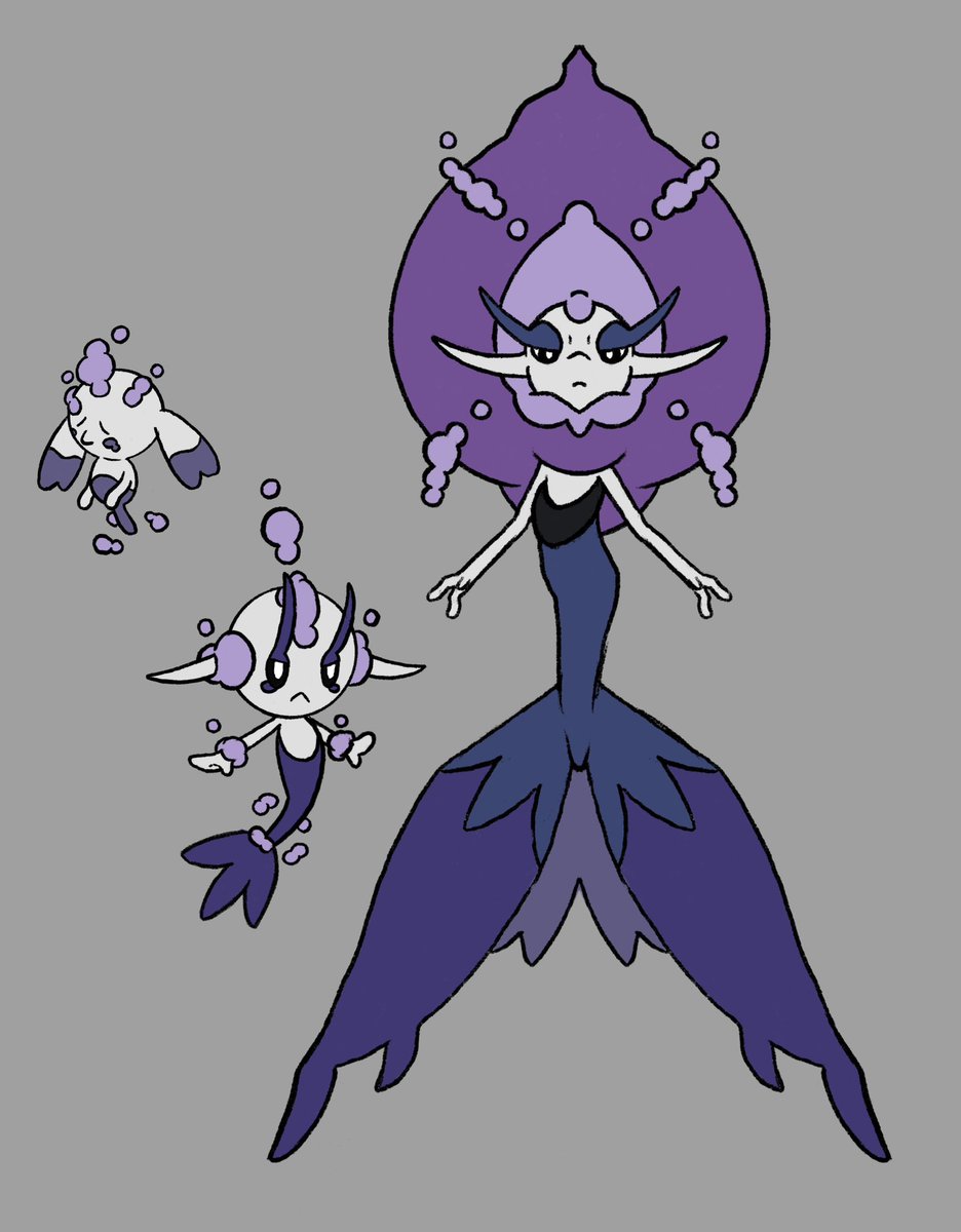 Regional Ghost/Fairy Flabebe line inspired by the Flatwoods Monster!
I beg and crave more cryptid Pokémon