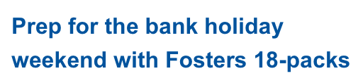 UttaWretch's tweet photo. I just received an e-mail with some extraordinary guidance.

Makes you wonder just how much the lads at @Tesco plan on putting away over the bank holiday weekend itself! https://t.co/Mjfek4wGYs