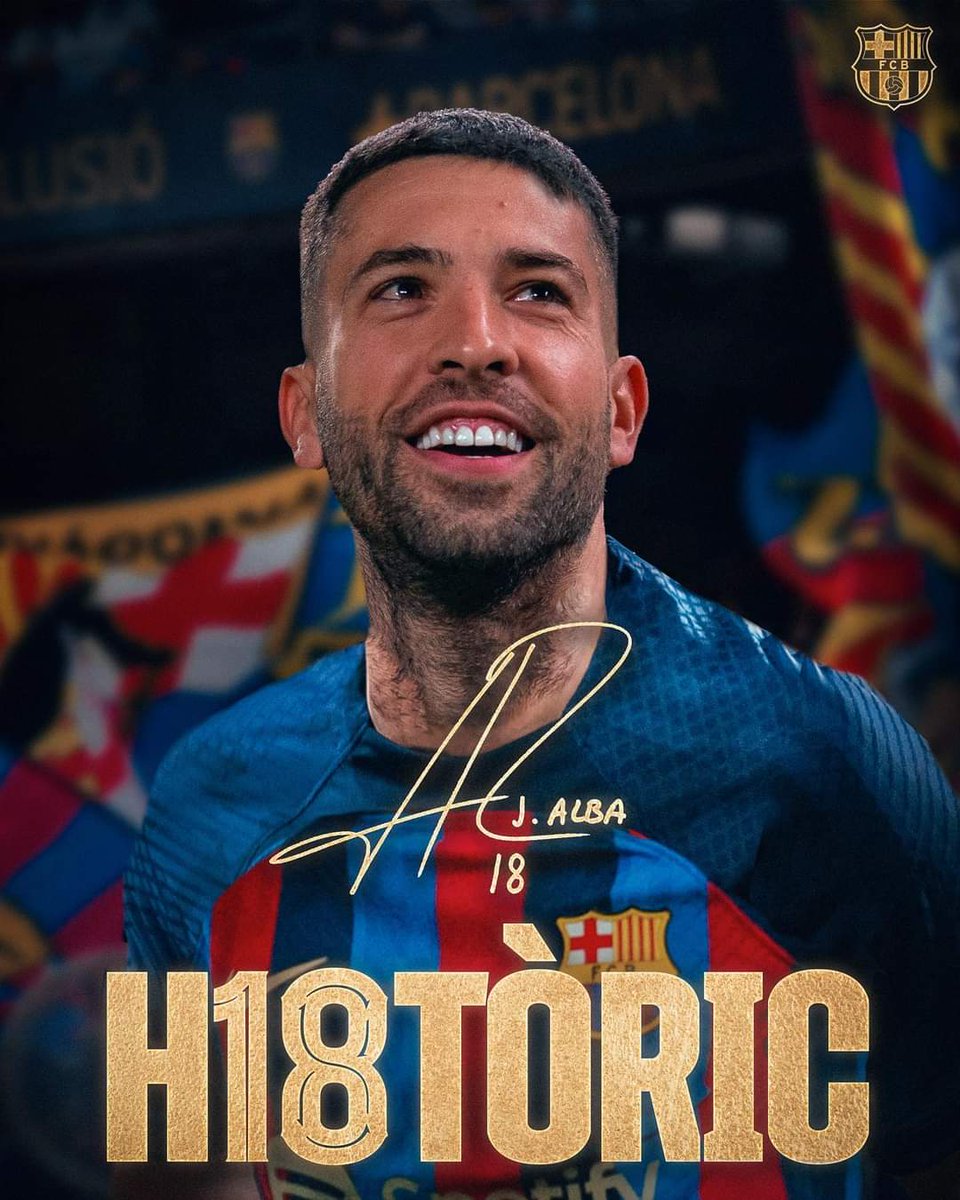 MesQueUnPosteo's tweet photo. Se nos va Jordi alba.

Se une a las bajas confirmadas de Piqué y Busquets de nuestro mitico equipo de leyendas.

Gracias Jordi por liberar la masa salarial.
Te cayó mucho hate por tu actitud pero cada que salias al campo dabas lo mejor de ti.🔴🔵
#FCBarcelona #JordiAlba #FCB https://t.co/7jahxPqHAD
