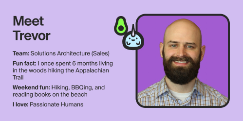 CommonRoomHQ's tweet photo. In this installment of Meet the Roomies, we're featuring Trevor Spires, Solutions Architect, here at Common Room. 👣 ⛰️ We are so happy to have your passion and expertise, Trevor. #MeetTheRoomies #CommonRoom https://t.co/fcMwdVSVcJ