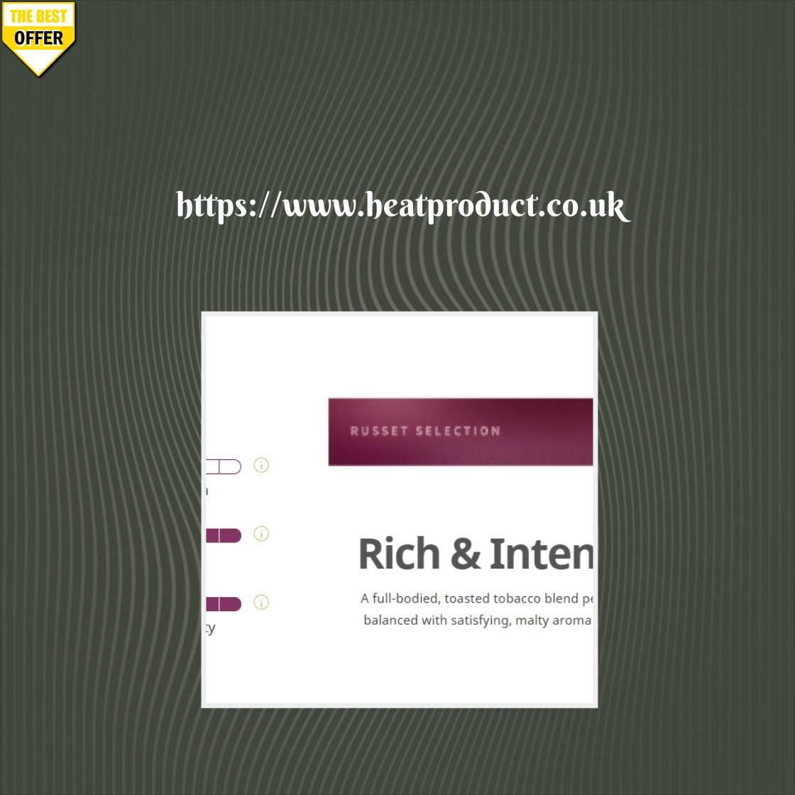 Th3BaDHabitS's tweet image. # #iqos3 Tobacco Replacement Heated Stick Russet - ex Terra
€59.95
Get here heatproduct.co.uk/products/tobac…