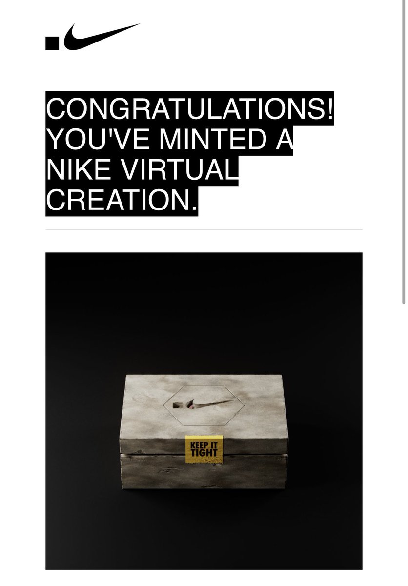 Got´Em. Who will unbox? @Nike @dotSWOOSH