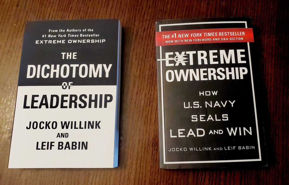 Picked up some reading material, looking forward to learning

<a href="/jockowillink/">Jocko Willink</a> <a href="/EchelonFront/">EchelonFront</a> <a href="/LeifBabin/">Leif Babin</a>