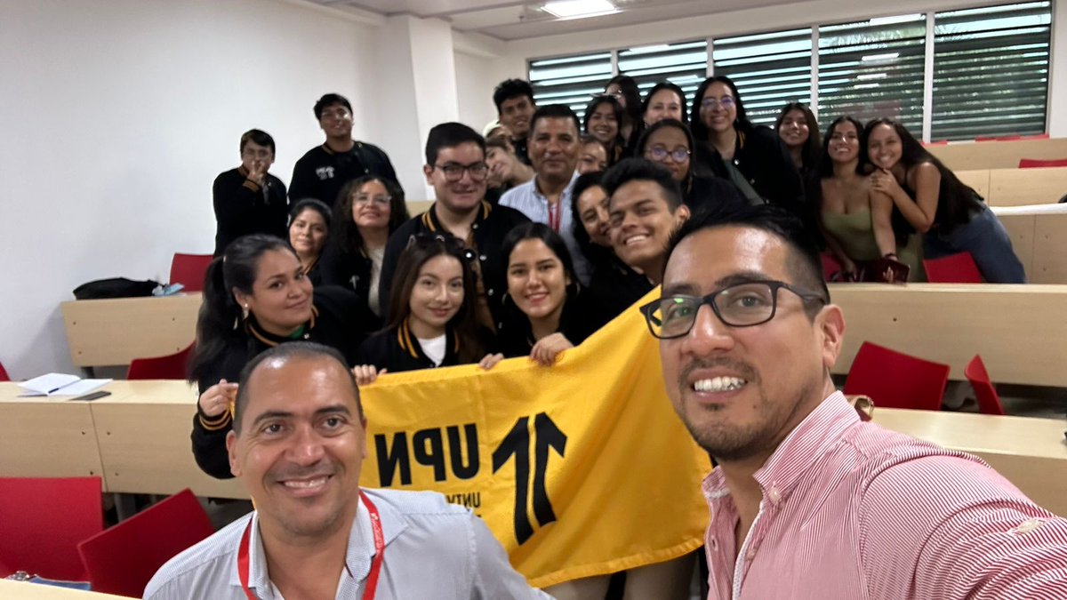 jlmartelo's tweet photo. Bienvenidos a 🇨🇴 @UPN_Oficial  🇵🇪 @UniSinuctg  los recibe con hermandad. Escuela de Verano Ingeniería Transversal ⚙️#escueladeingenieriaindustrial https://t.co/mH5itVI2Tt