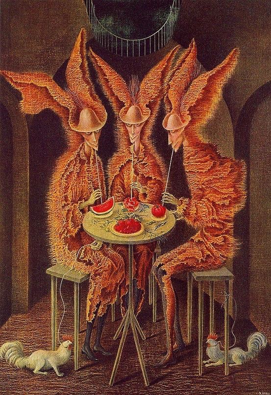 @abderoud 
'Vegetarian Vampires'
By #RemediosVaro, 1962.
#art #painting #gallery #PL