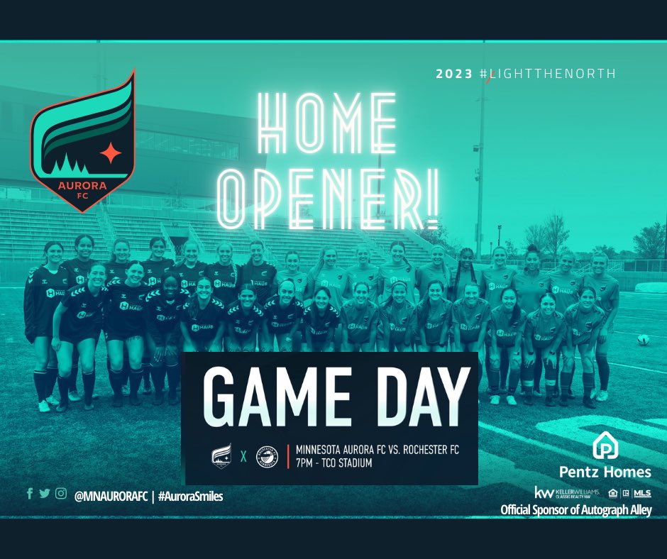 Pentz Homes (@pentzhomes) on Twitter photo Good luck <a href="/MNAuroraFC/">Minnesota Aurora FC</a> tonight with your home opener! We are excited for the season to start!
Proud sponsor of Autograph Alley! Good luck <a href="/MNAuroraFC/">Minnesota Aurora FC</a> tonight with your home opener! We are excited for the season to start!
Proud sponsor of Autograph Alley!