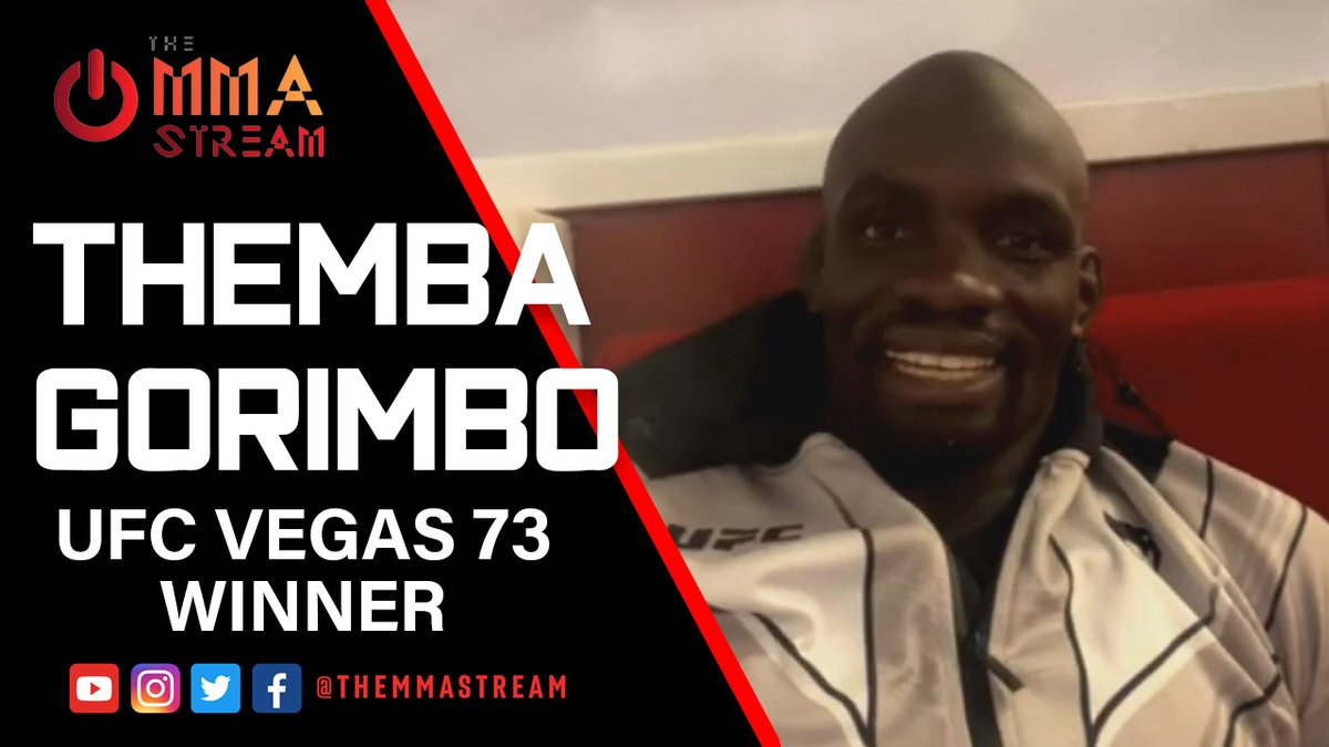 James Lynch (@lynchonsports) on Twitter photo Awesome chat with Themba Gorimbo who talked ...
â
Earning his 1st UFC victory #UFCVegas73
â
Successful auction post-fight
â
How Colby Covington has helped him
â
Ideal return date
Interview via <a href="/TheMMAStream/">The MMA Stream</a>
youtu.be/89Yf05mn0NA Awesome chat with Themba Gorimbo who talked ...
â
Earning his 1st UFC victory #UFCVegas73
â
Successful auction post-fight
â
How Colby Covington has helped him
â
Ideal return date
Interview via <a href="/TheMMAStream/">The MMA Stream</a>
youtu.be/89Yf05mn0NA