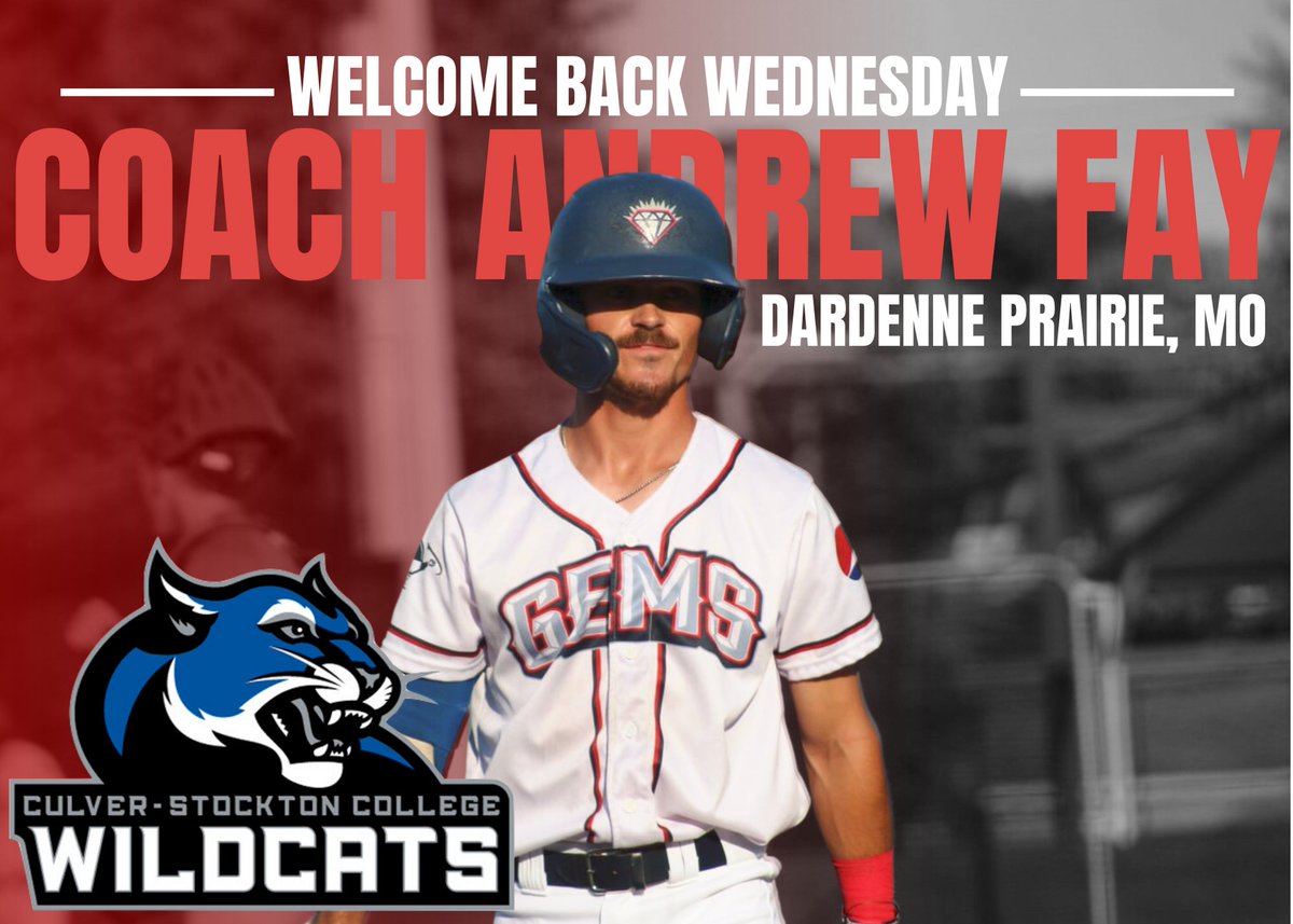 paddlersball's tweet photo. It's #WelcomeBackWednesday Gems fans! Today, we're welcoming back Andrew Fay as our hitting coach for the 2023 season! Many of you may know him as a Quincy Gems player from the 2021 & 2022 seasons! Make sure to swipe to see some of his favorites!
#GEMPIRE
#MoreThanABallGame
⚾💎 https://t.co/SH0pa5gZ0i