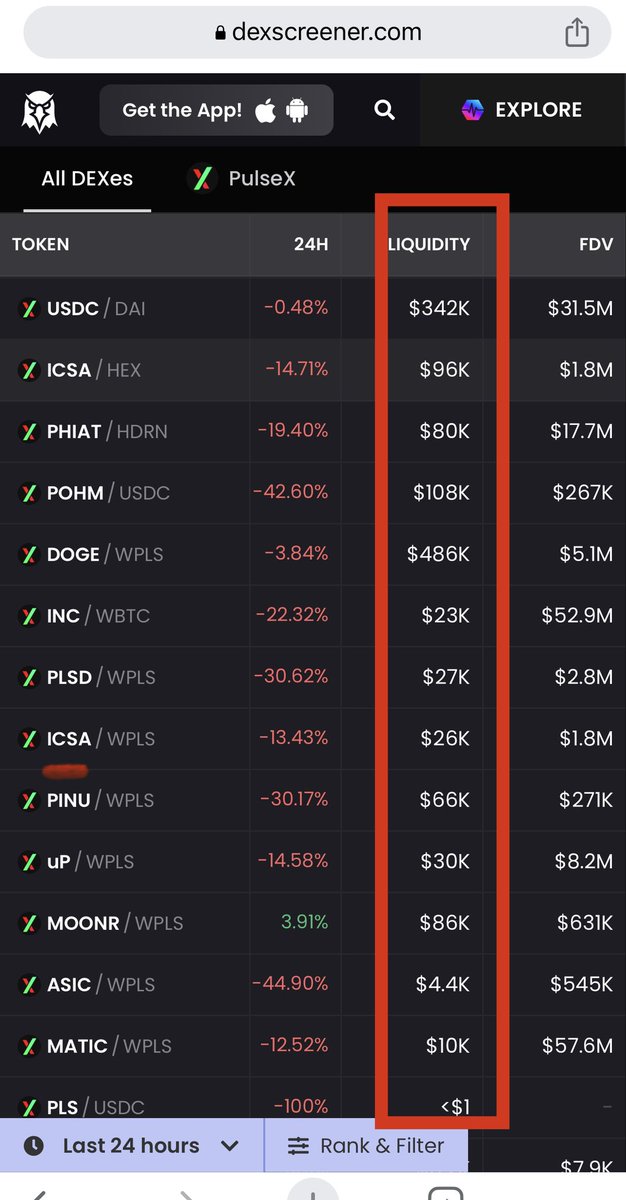 yourfriendSOMMI's tweet photo. ❤️💛💚💙

Becareful, evil scum thieves will spoof liquidity on #PulseChain!

They do this on ETH mainnet already 💩 

They load their own $100k of ethereum in the pool to trick everyone to buy. 

Then slowly exit out whenever a victim buys $500 of coin.

https://t.co/o0idsJQMmY https://t.co/JR4i9EqgdS