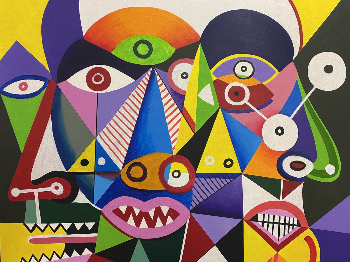 Detail of a #painting I’m soon to have minted as a physical #nft on the <a href="/ShopLith_/">SHOP🔋LITH</a> marketplace