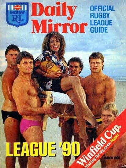 thenrlroast's tweet photo. RIP to Tina Turner, a Queen of Rugby League who helped change the face of the game with her promos in the late 80’s and early 90’s. 
You were Simply the Best ❤️ 
#NRL https://t.co/qgYc3valyX