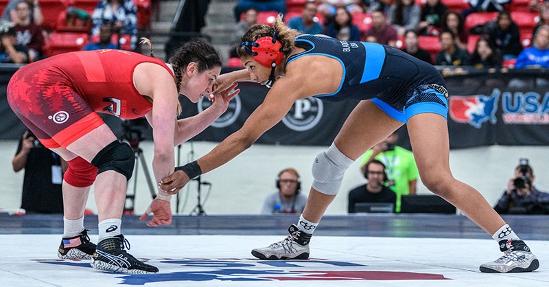 USAWrestling's tweet photo. Women's Preview: Can the many talented young stars qualifying for #FinalX beat the established, successful veteran stars in Newark?