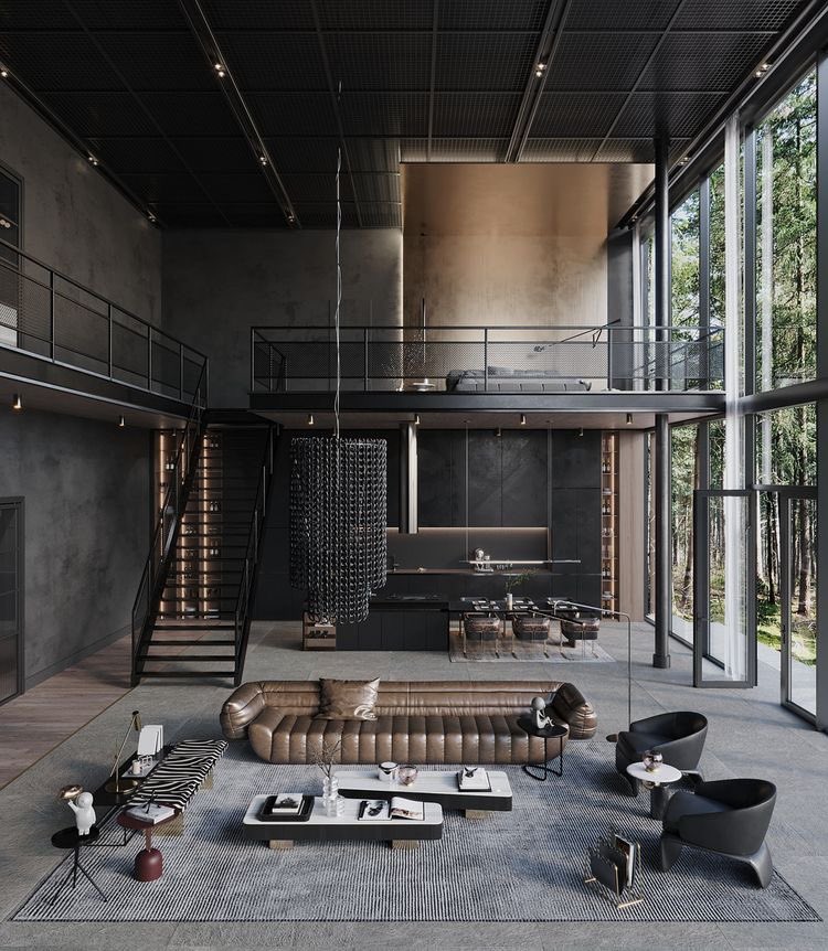 This loft apartment! 😍